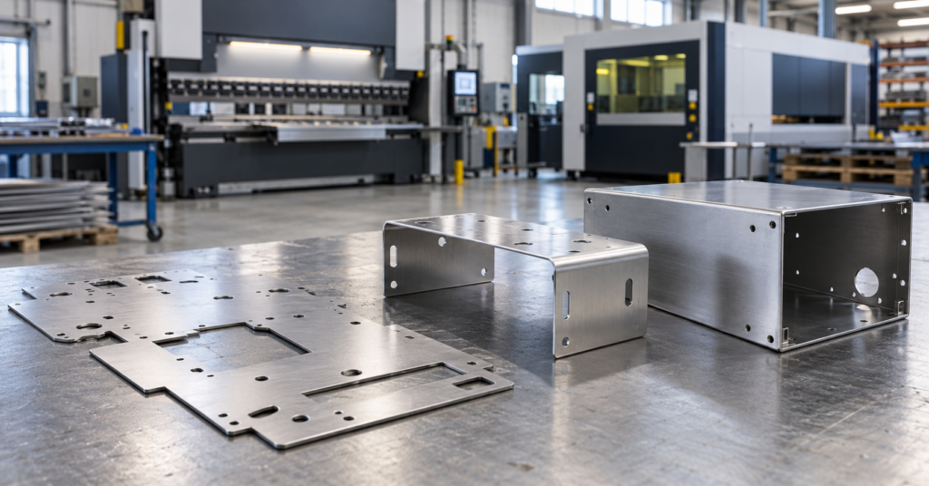 Industrielle Blechbearbeitung: Vom CAD-Datensatz zur fertigen Baugruppe